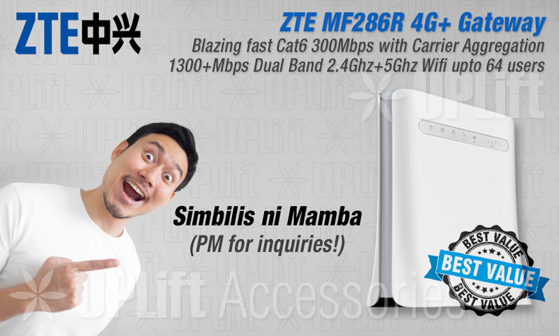 ZTE MF286R 4G+ LTE Gateway